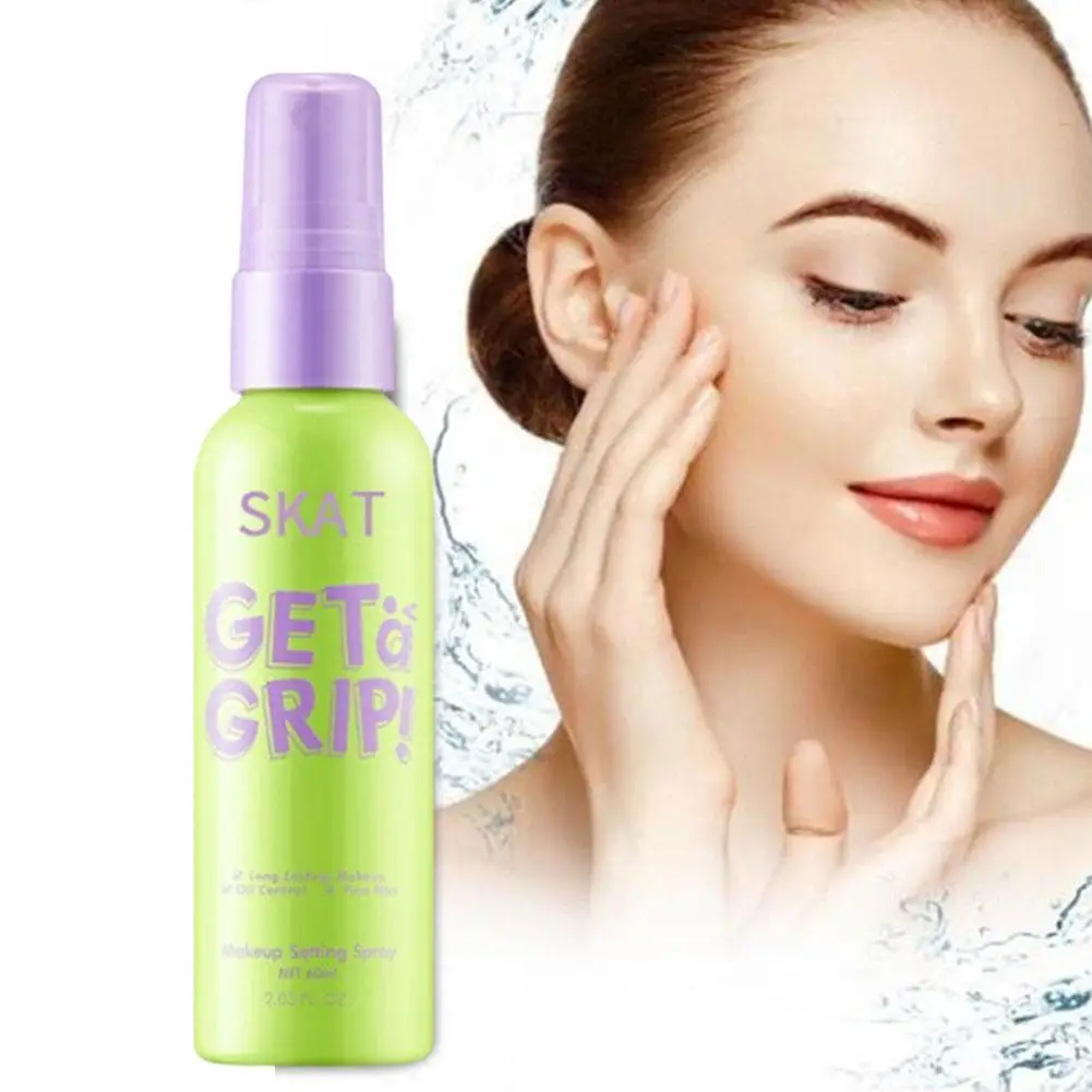 60Ml Make-Up Spray Face Primer Foundation Base Fixer Fix Duurzame Waterdichte Foundation Langdurige Make-Up Hydraat Spray