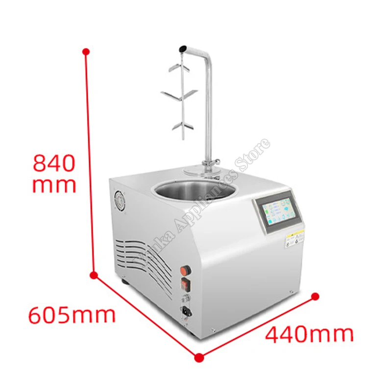 Commercial Automatic Chocolate Dispenser Tempering Melting Coating Machine
