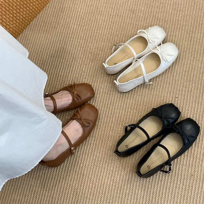 

Bailamos Brand Women Flats Ballet Shoes Soft Bottom Moccasins Tabi Ninja Women Casual Shoes Slip On Loafers Mujer