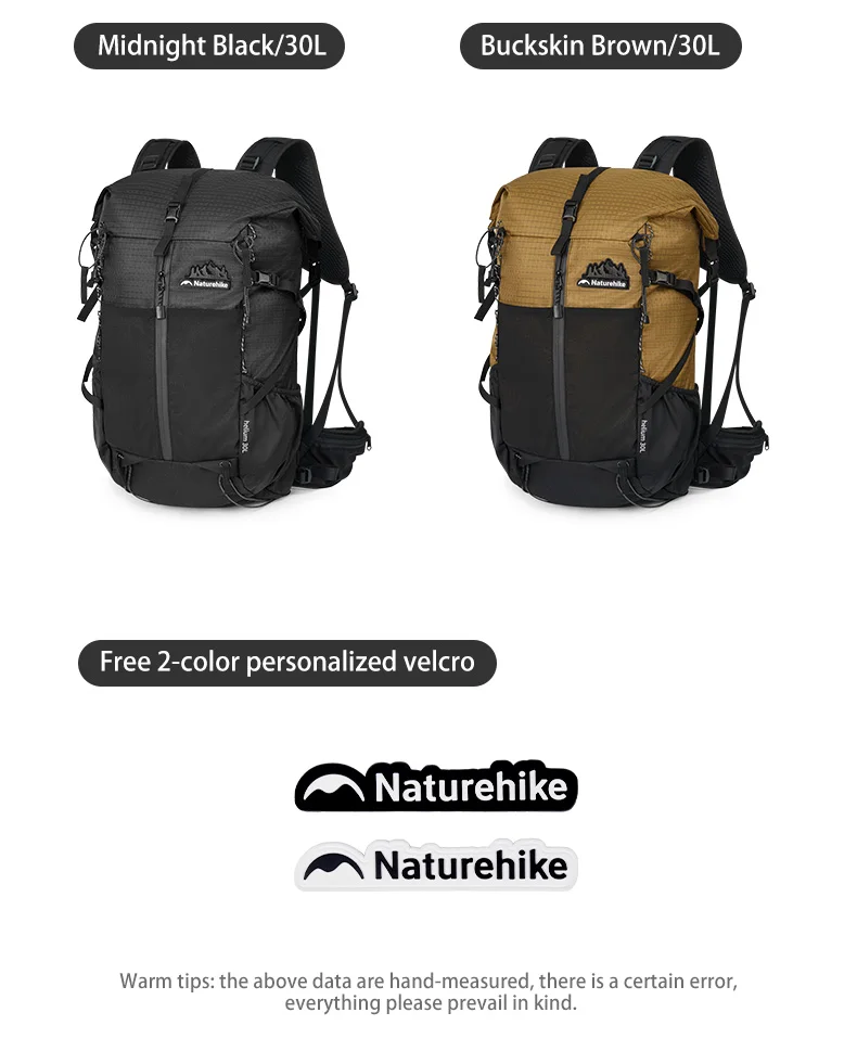 Naturehike Helium 30L Reiserucksack für Herren und Damen, Klettertasche für Outdoor-Sportarten, Wandern, Bergsteigen, ultraleicht, großes Fassungsvermögen – Detail 23
