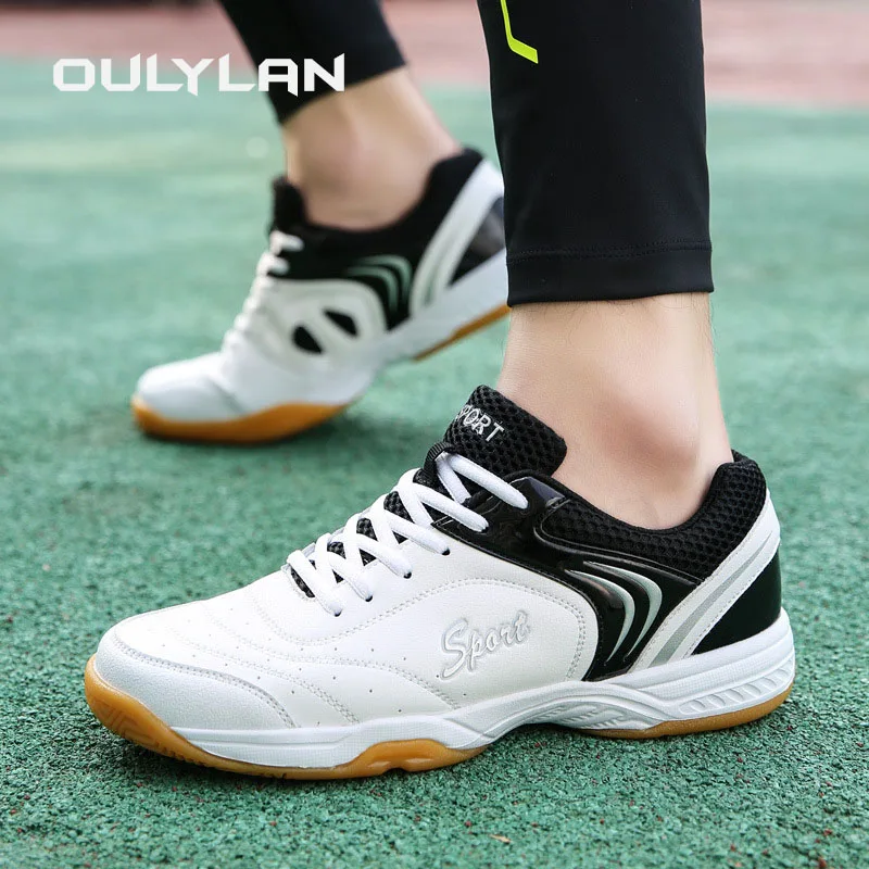 

Badminton Shoes Women Tennis Shoes Men Table Tennis Shoes Shock-Absorbant Sneakers Breathable Anti-Slippery Sport Shoes