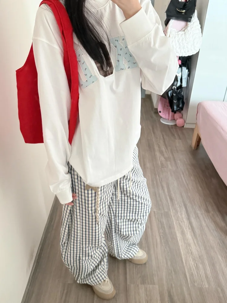 السراويل النسائية الأرجواني امرأة الخريف الفرنسية شيك المرقعة فحص مطوية سروال قصير الفني الحضرية المهنية المشهد الطبقات خمر