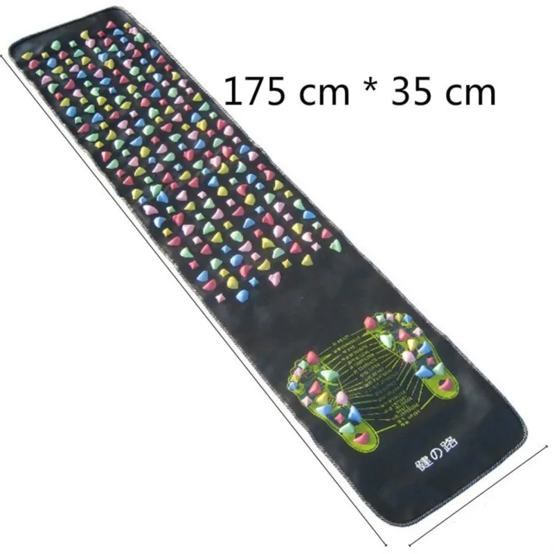 

hot sale product sell like hot cakes Foot massage mat the road of health foot massager Color stone massage blanket