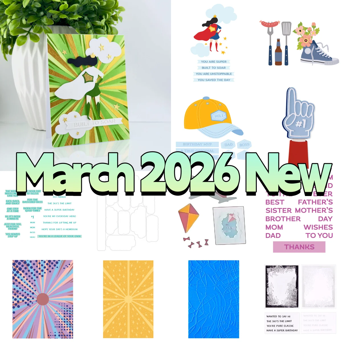 

Новые металлические вырубные ножи и прозрачные штампы для трафаретов с пасхальными мотивами 2026 года: ботанические кролики, деревья, лепестки, листья, горячая фольга для скрапбукинга и открыток своими руками