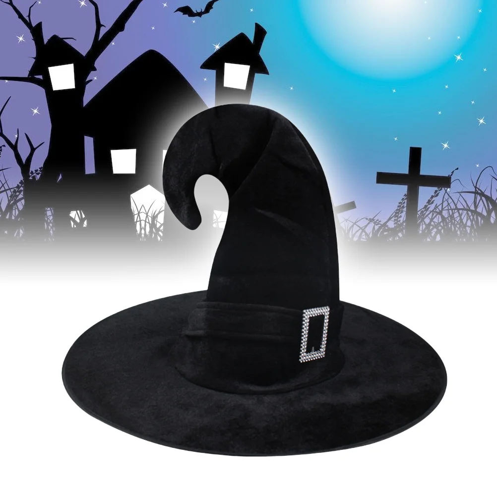 

Witch Hat Halloween Costume Lightweight Party Decor Masquerade Performance Dress Up Accessory For Women Festive Event