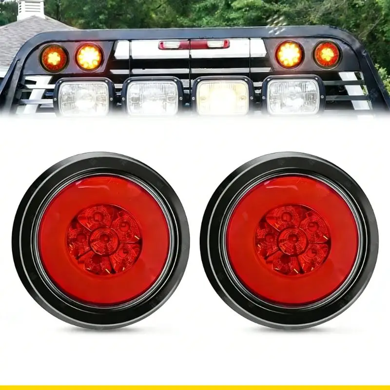 SZCH Trailer Lamp High Brightness Turn Signl Lamp Waterproof Easy Installation
