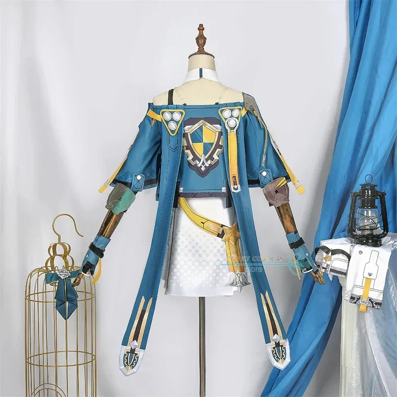 بيانكا أاتاجينا تأثيري حلي لعبة هونكاي تأثير 3rd تأثيري الدعائم اكسسوارات بيانكا أاتاجينا زي شعر مستعار ملابس عيد الميلاد