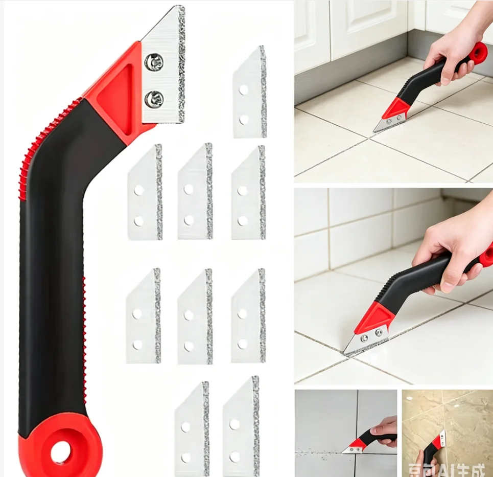 Gap Cleaning Knife Tile Grout Remover Wall Floor Joint Rake Scraper Ceramic Beautiful Seam Cutting Broken Particle Chip Blade