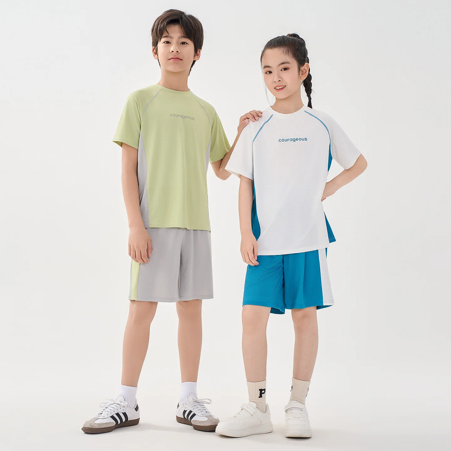 Fashion Summer Boys and Girls Summer Clothing Sets Kids Tracksuits Quick-Dry Sportwear for 2 to 14 Years Teenager Boys Sets