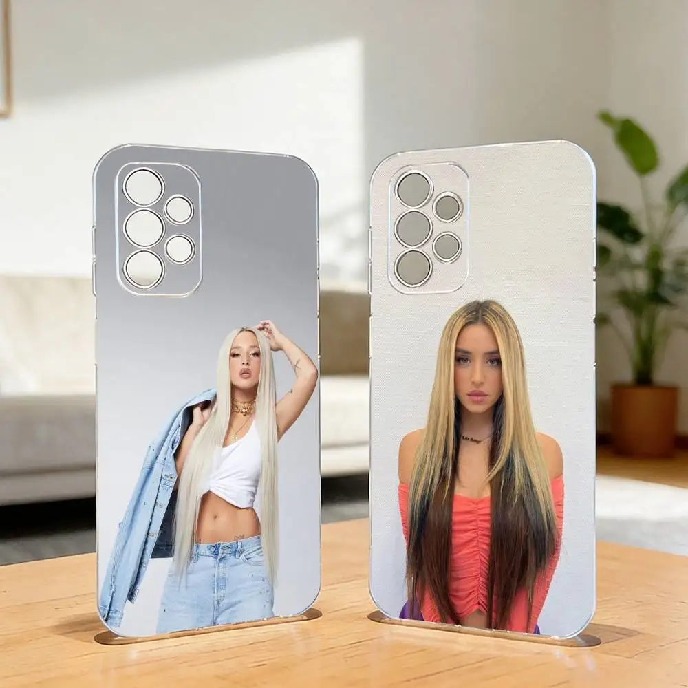 Stylish L-Lola Singer I-Indigos Phone Case For Samsung S25,S24,S21,S22,S23,S30,Ultra,S20,Plus,Fe,Lite,10,Transparent Cover