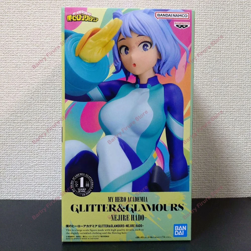 Original en Stock BANPRESTO Glitter & Glamours My Hero Academia 13cm Nejire Hado Anime figuras de acción en caja modelo juguete regalo de vacaciones