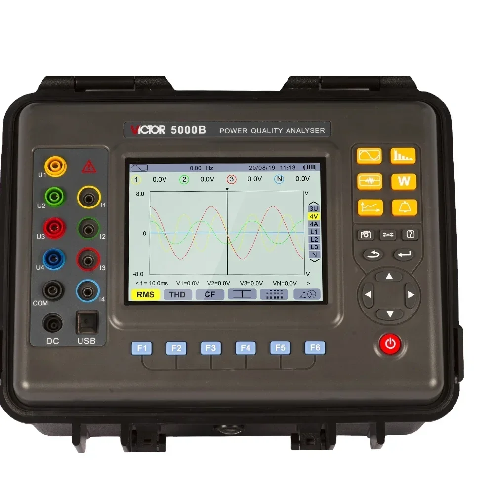 

2025 hot sale VICTOR 5000B 300 Mm Clamp Best Power Quality Analyzer Logger