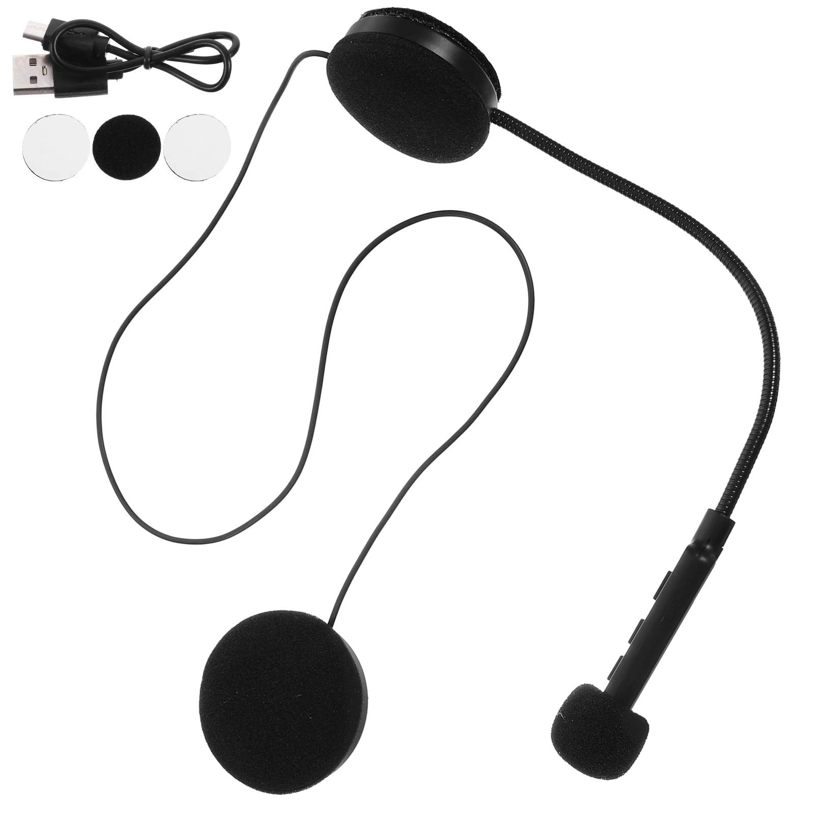 

Headset for Motorcycle Wireless Earphone Black Built in Mic H Calling Sound Quality Comfortable