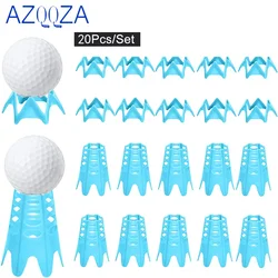 Plastique Tees de Golf, 20Pcs Simulateur De Golf Tees pour Intérieur Extérieur Tees de Golf Simulateur Pratique Formation Tapis De Golf Tees pour Gazon