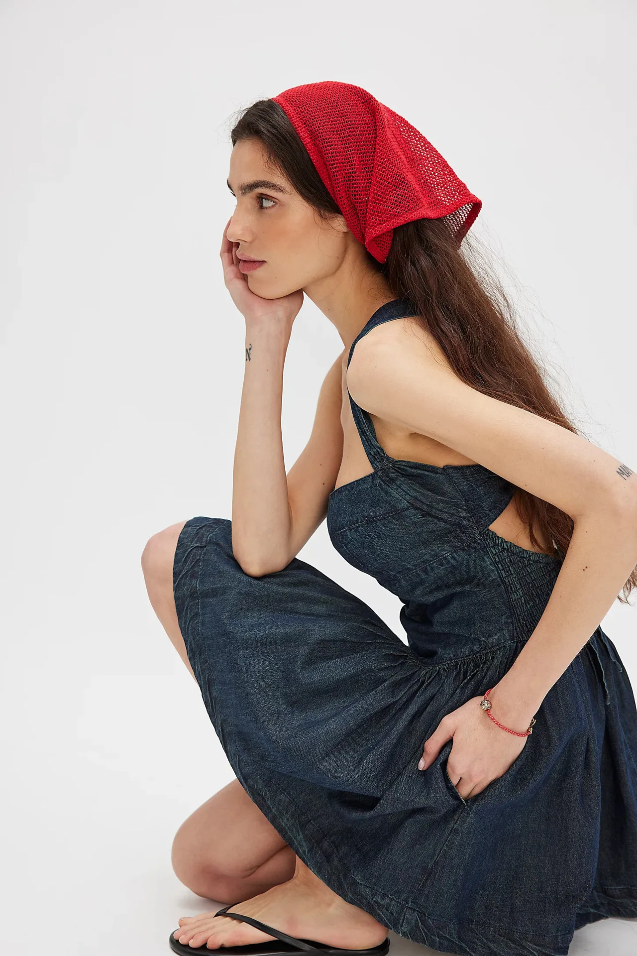 Women's Bodycon Denim Dress, Sexy Backless Mini Sundress with Distressed Wash and High Waist, 2025 Summer Street Style
