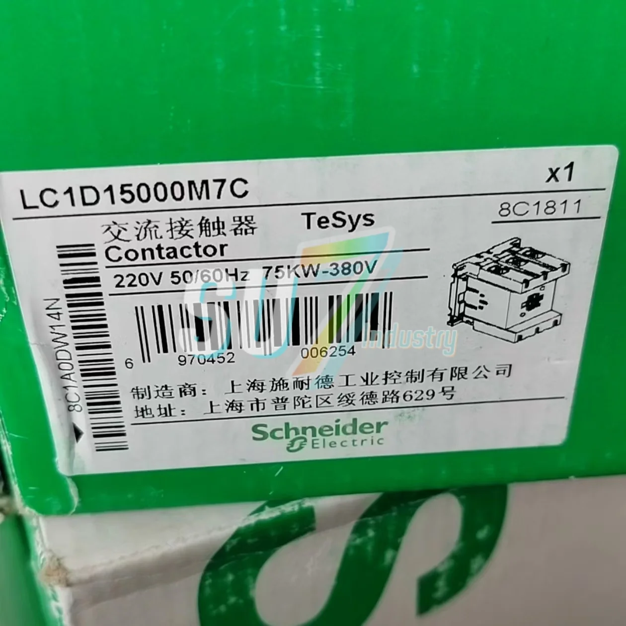 

Contactor New In Box LC1D15000M7C LC1D80F7C