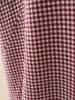10 best sales sukienka w kratkę gingham damska - №8