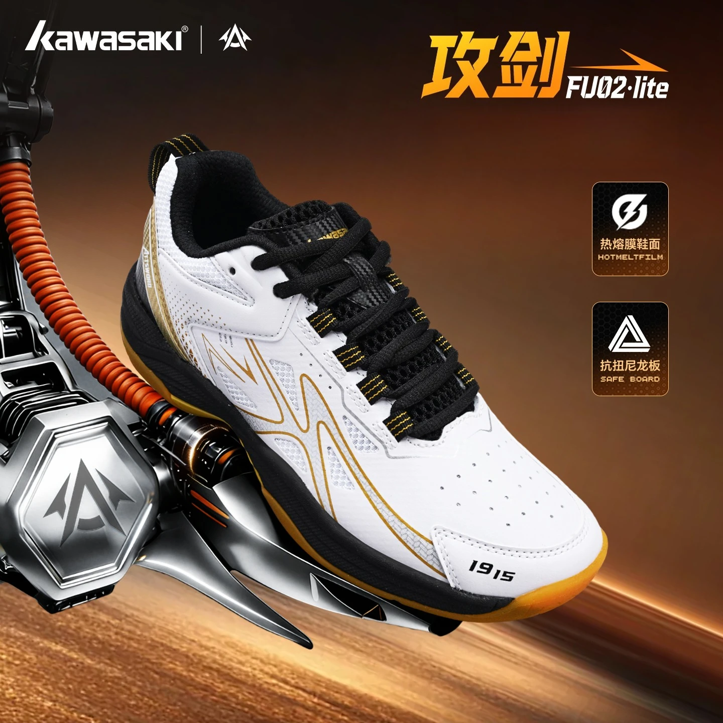 

Мужская и женская профессиональная обувь для бадминтона Kawasaki, дышащая противоскользящая спортивная обувь для пар, кроссовки для тенниса