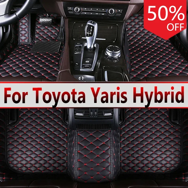 Car Floor Mats For Toyota Yaris Hybrid Mazda2 Hybrid MXPH11 2021 2022 2023 Waterproof Protective Pad Floor Cover Car Accessories