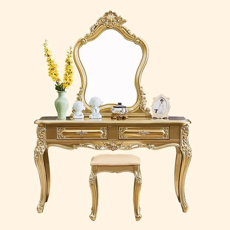European Unique Vanity Table Luxury Design Bedroom Interior Fashion Dressing Table Big Size Vestidores Ornaments Home Decor