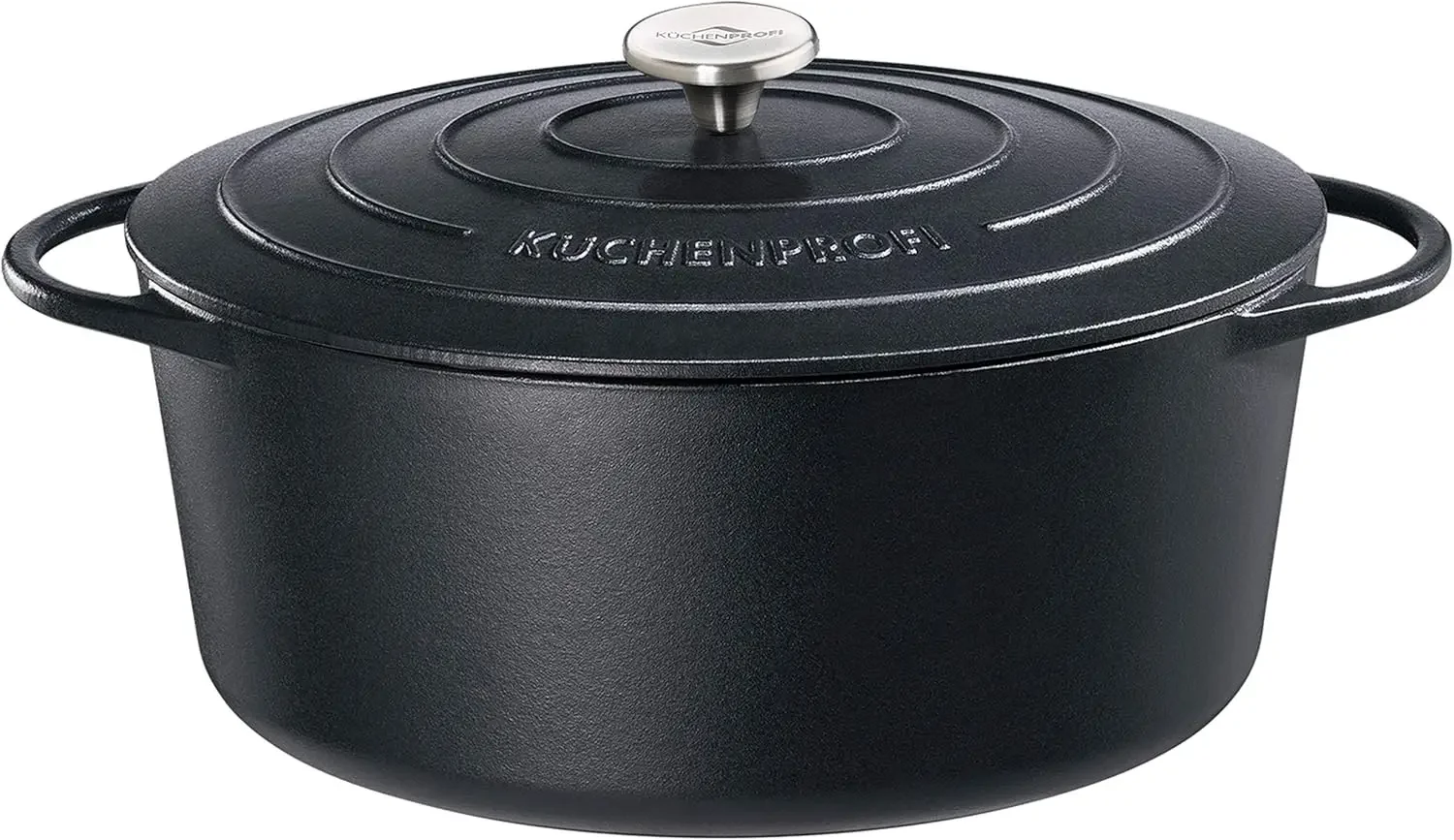 

Stewing Pot Oval, Cast Iron, black, 31 x 24.5 x 11.5 cm