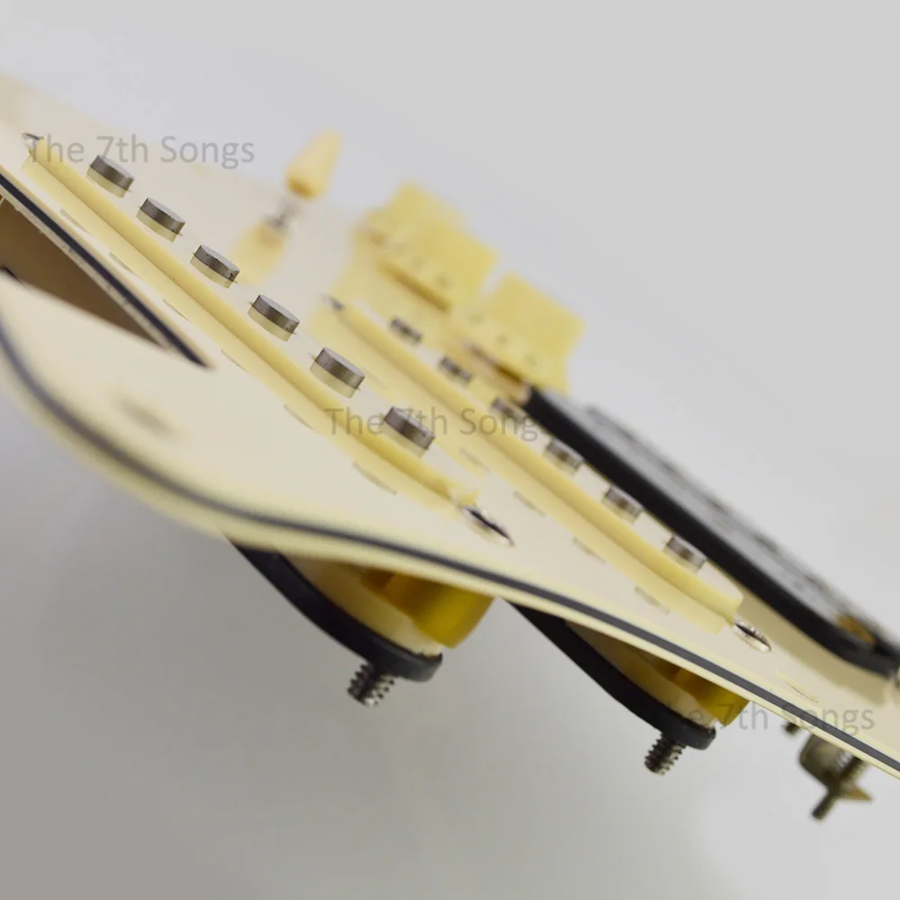 HSS Texas Rock with SH4 JB  / S*hr style SSV Bridge Alnico 5 Flat Pole Electric guitar Prewired Loaded Pickguard Pickup Wiring