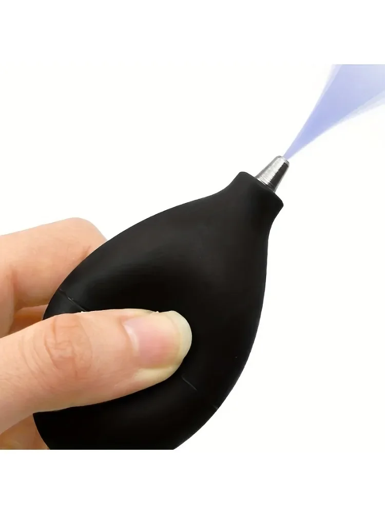 Mini dmuchawa powietrza, gumowa pompa kulkowa do czyszczenia obwodów Narzędzie do czyszczenia z metalową dyszą do telefonu komórkowego, tabletu, obiektywu aparatu, klawiatury — 2