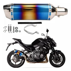 Universal Accessories Motorcycle Exhaust pipe Modified Muffler Pipe echappement moto db killer For akrapovic XJ6 MT07 09 03