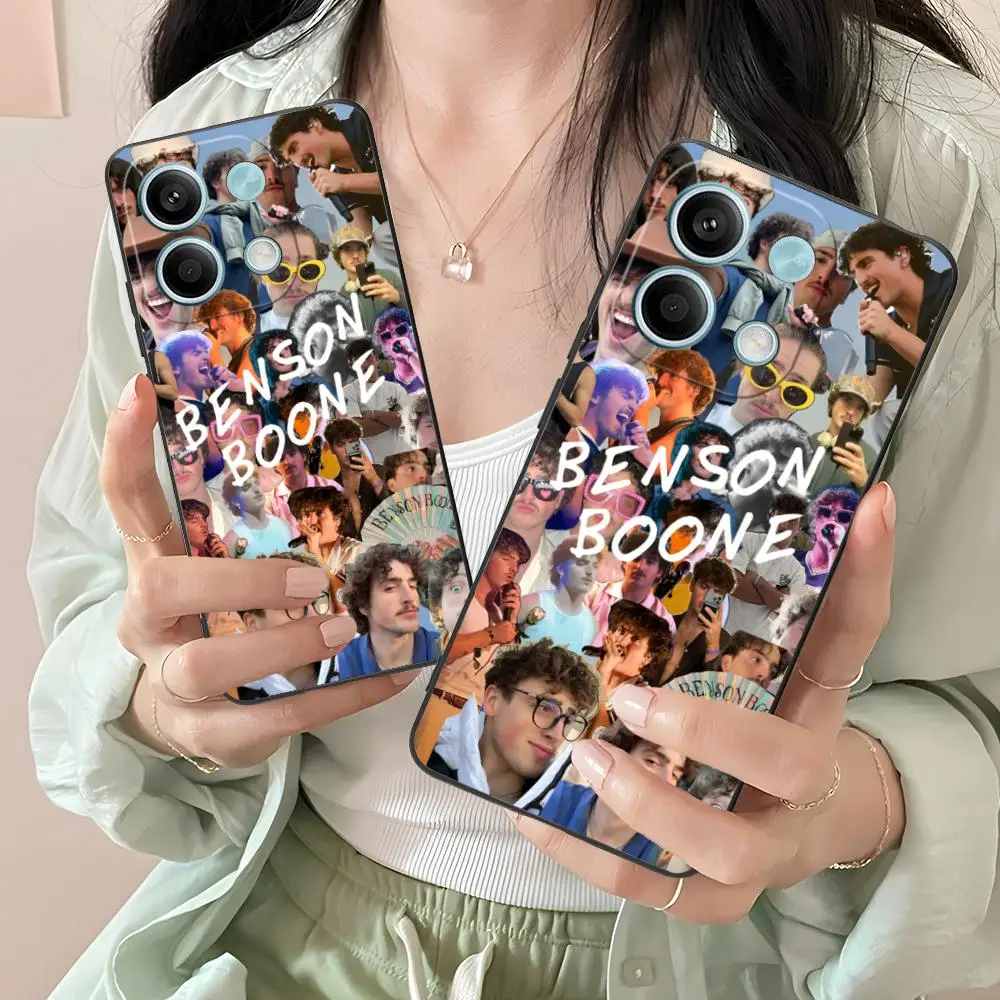 Benson Boone حافظة هاتف محمول لهاتف Xiaomi Redmi Note 14 13 12 11 S Pro Plus 4G 5G غطاء طباعة ملون للهاتف الذكي فاخر جميل #5