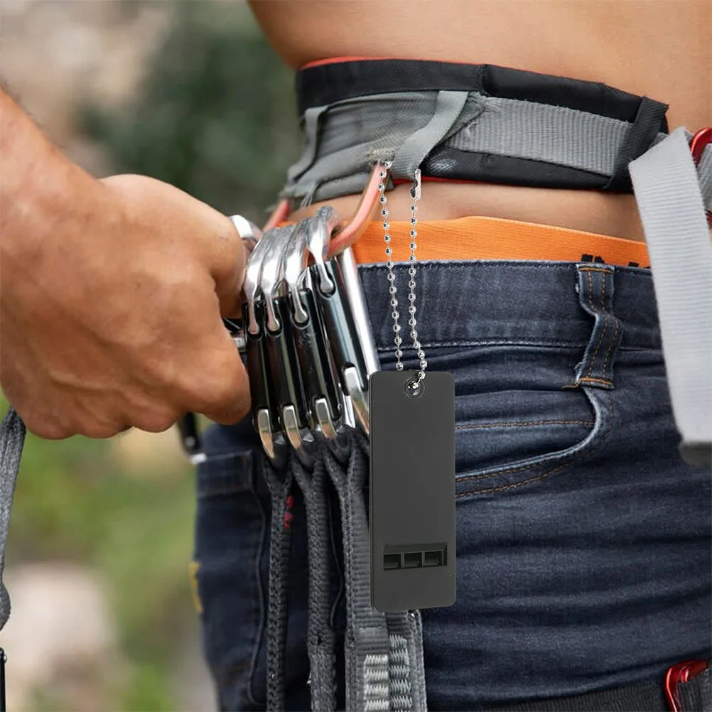 10 قطعة صفارات الطوارئ بصوت عال عالية النبرة الصوت استغاثة إشارة أداة للمشي التخييم الظهر الظهر صافرة #3