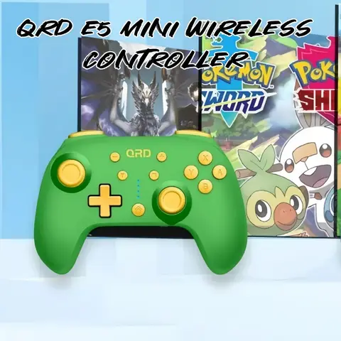 2025 Qrd E5 여성용 미니 무선 컨트롤러 어린이 작은 손 스위치/Oled/Lite Pc Ios 안드로이드 휴대용 Gamepadsqrd Ju