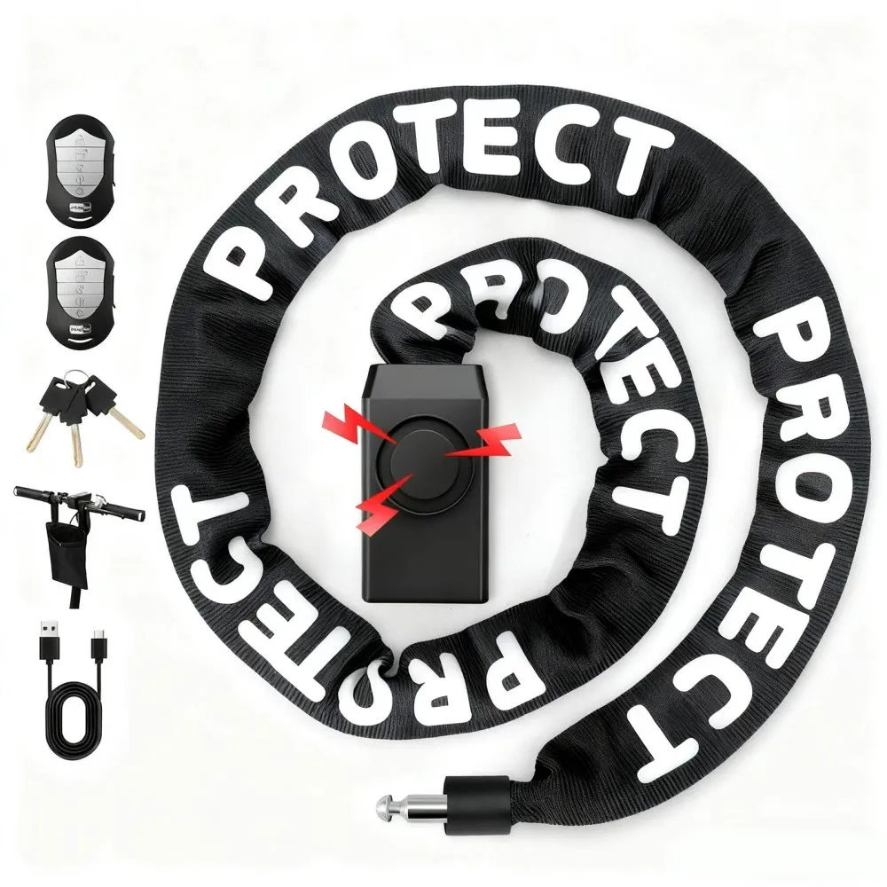 

Замок для электрического скутера, замок для горного велосипеда, противоугонный замок с высокой степенью безопасности, противоугонный цепной замок, аксессуары для мотоциклов, сигнализация