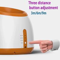 Pet Dog Toys Tennis Launcher Automatic Throwing Machine Pet Ball Throw Device 3/6/9m Section Emission with 3 Balls Dog Training