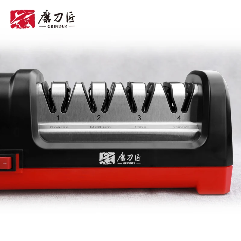 TAIDEA Professional Electric Knife Sharpener EU PLUG Grit 360/600# and Polishing Sharpening stone GrindStone Power18W