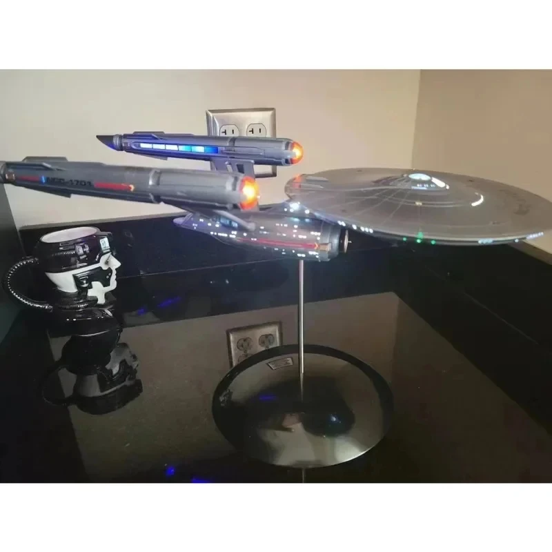 

Metal Aircraft Replica Aircraft Star Treks Enterprise 1:1000 Model Assemble Starship Handicraft Ornament Collectible Toy Gift