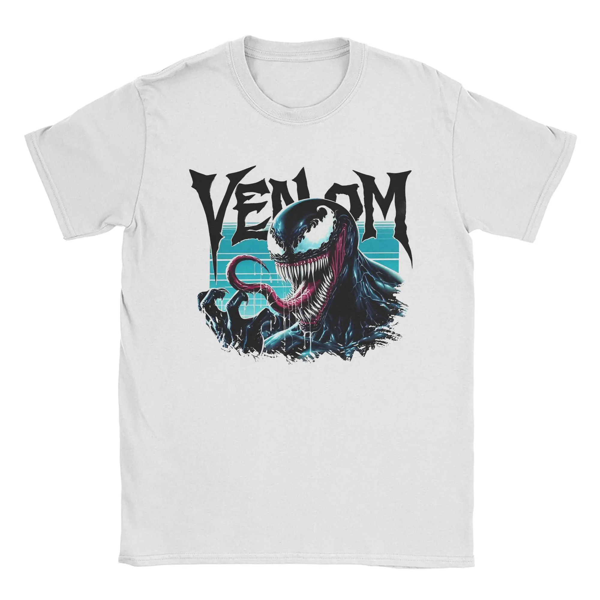 Funny Venom Symbiote Ready For Carnage Parasite Spider T Shirt Men 100% Cotton Short Sleeve  Round Neck Summer Tops