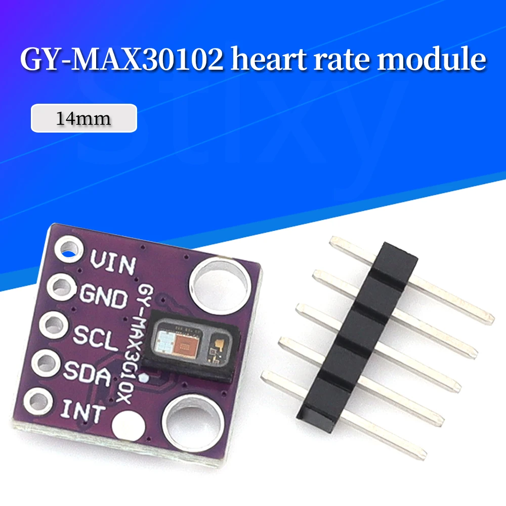 GY-MAX30102 heart rate, pulse, and blood oxygen concentration sensor module