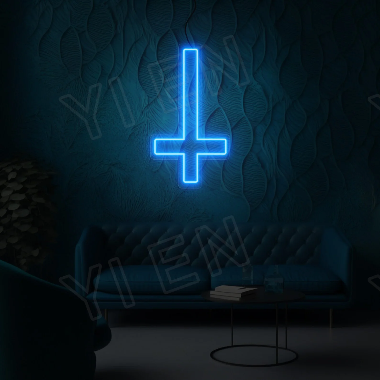 Cross Neon Sign, Cross Led Sign, Upside Down Cross Neon, Jesus Neon Sign, Christian Neon Sign, Cross Sign, Cross Wall art, Cross