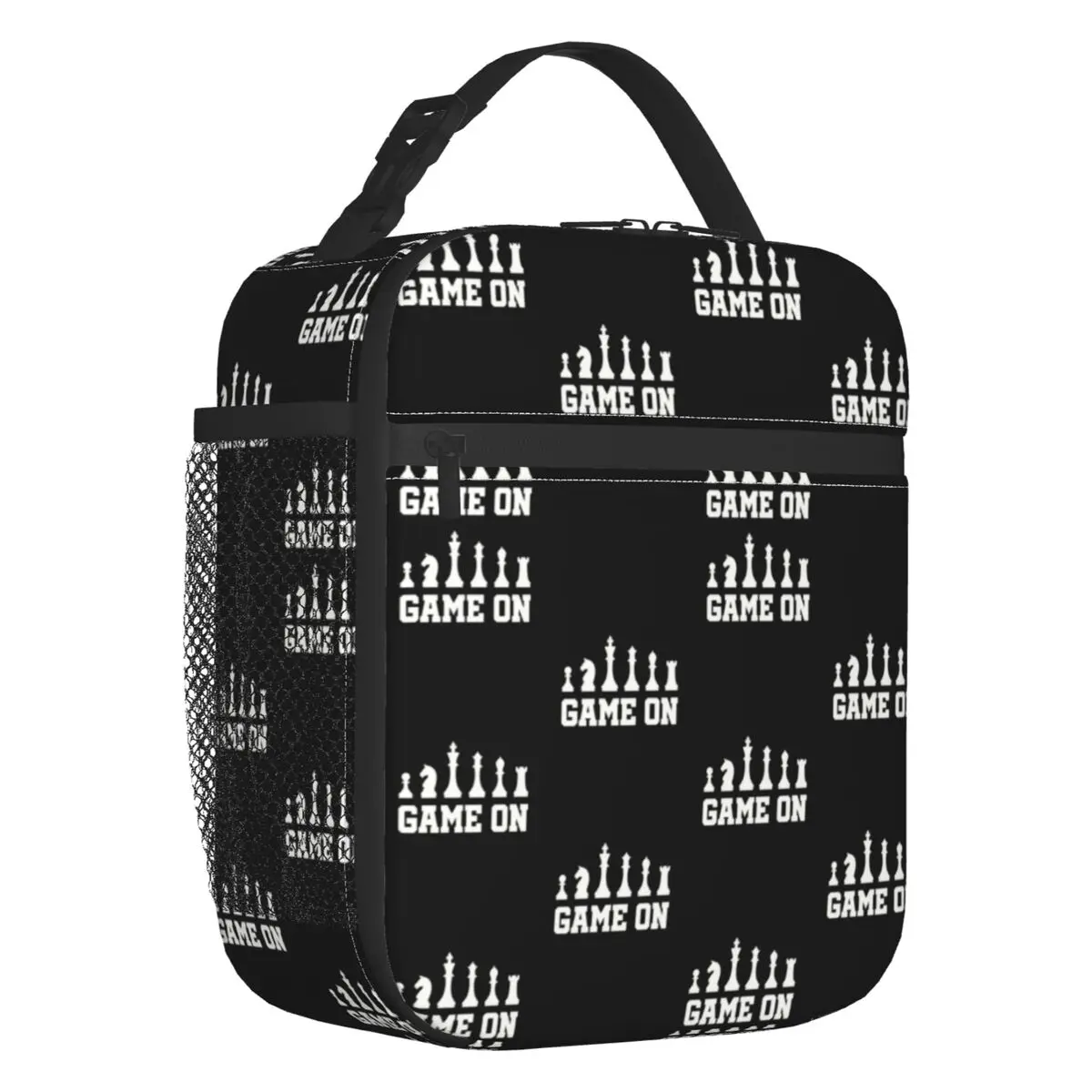 

Chess Players Resuable Lunch Box Women Multifunction Board Game Thermal Cooler Food Insulated Lunch Bag Office Work