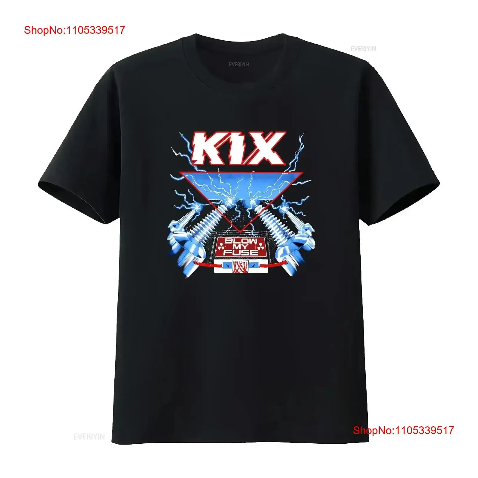Vintage KIX Band Blow My Fuse T Shirt Black S 234XL H182 Washed Stretched fashion Stylish designer clothes Slightly vintage