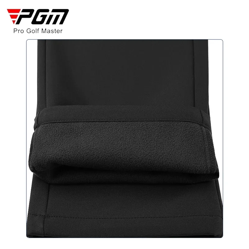 PGM Winter Waterproof Golf Pants for Men Thickening Fleece Straight Trousers Male Cold-Proof Warm Long Pants Size 2XS-3XL