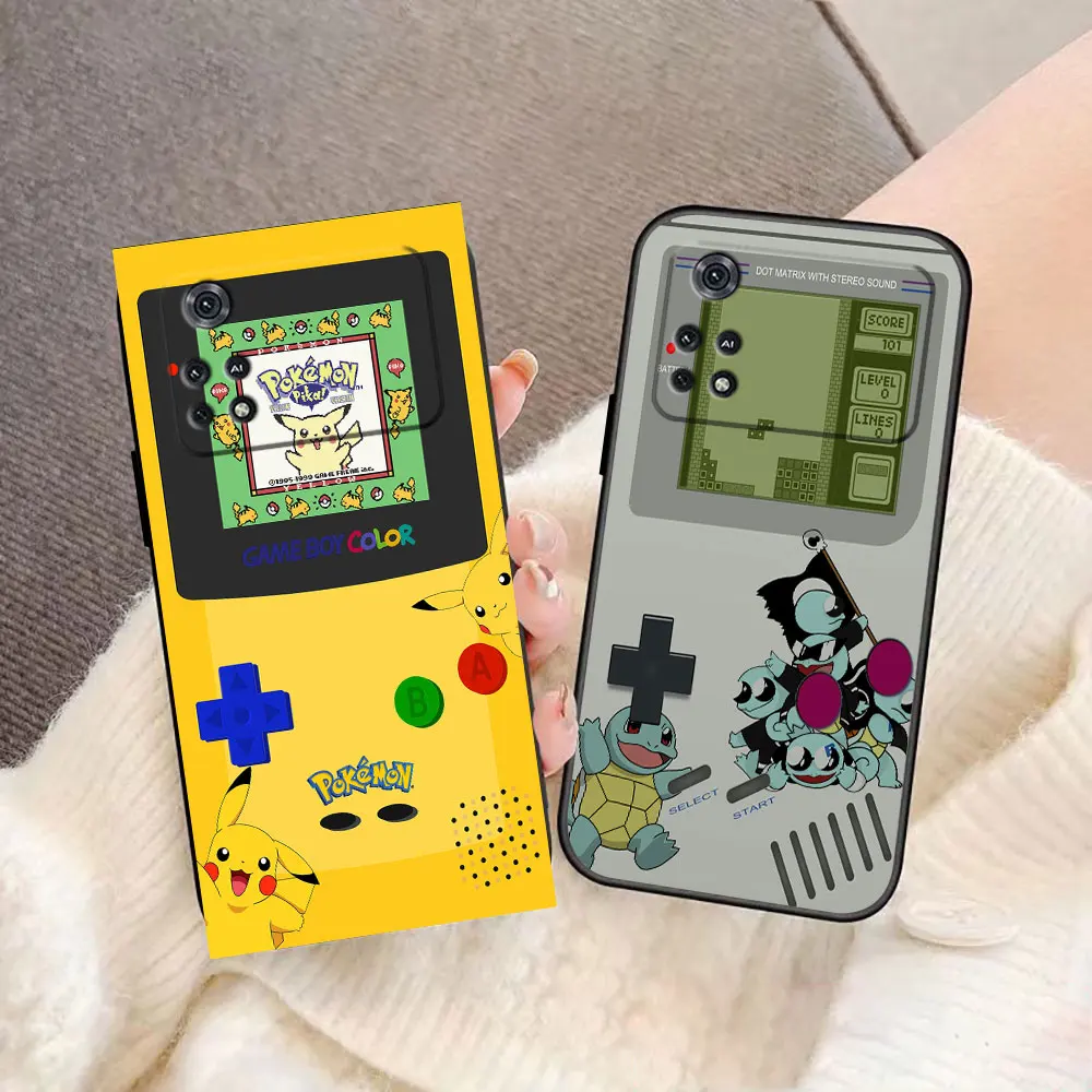 Game-Boy Color-P-Pokemon Phone Case For Xiaomi 10T 11 11T 12T 13 13T 14 Poco X5 X4 X3 M6 M5 M4 M3 F6 F5 F4 F3 GT NFC Case Funda