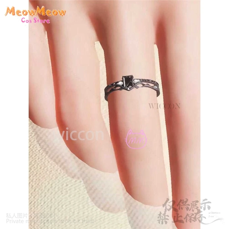 Anime Game Love And Deepspace Cosplay Sylus Ring Qin Che's Level 100 Fetter Ring Daddy Props Halloween Party Play For Men Women