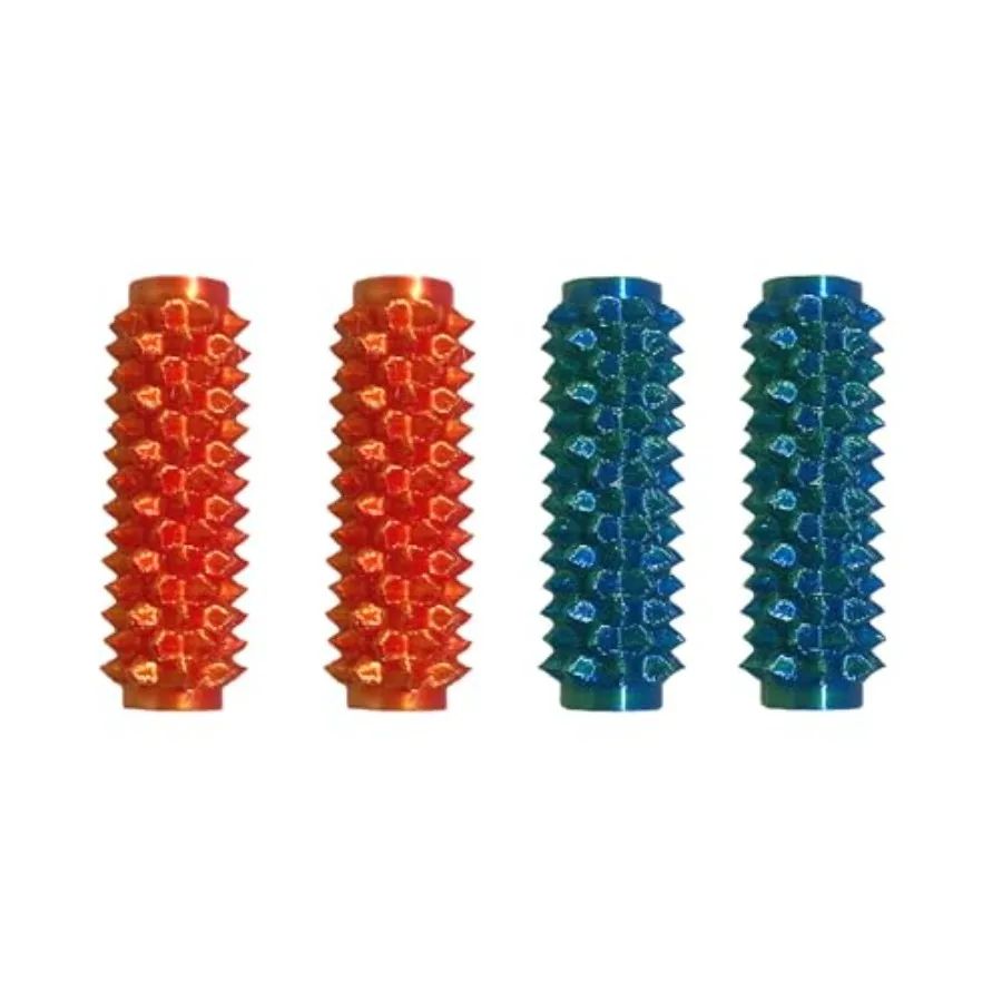 

4 PCS Mini Sensory Fidget Roller, Pocket Mini Fidget Toy for Adults, Portable Stim Tool, Spiky Grippie Stim Toy for Anxiety Rel