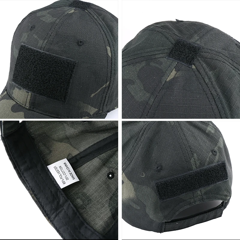 Baseball Caps Camouflage Tactical Trucker Hat Combat Paintball Hunting Fishing Camping Adjustable Summer Snapback Sun Hats Men