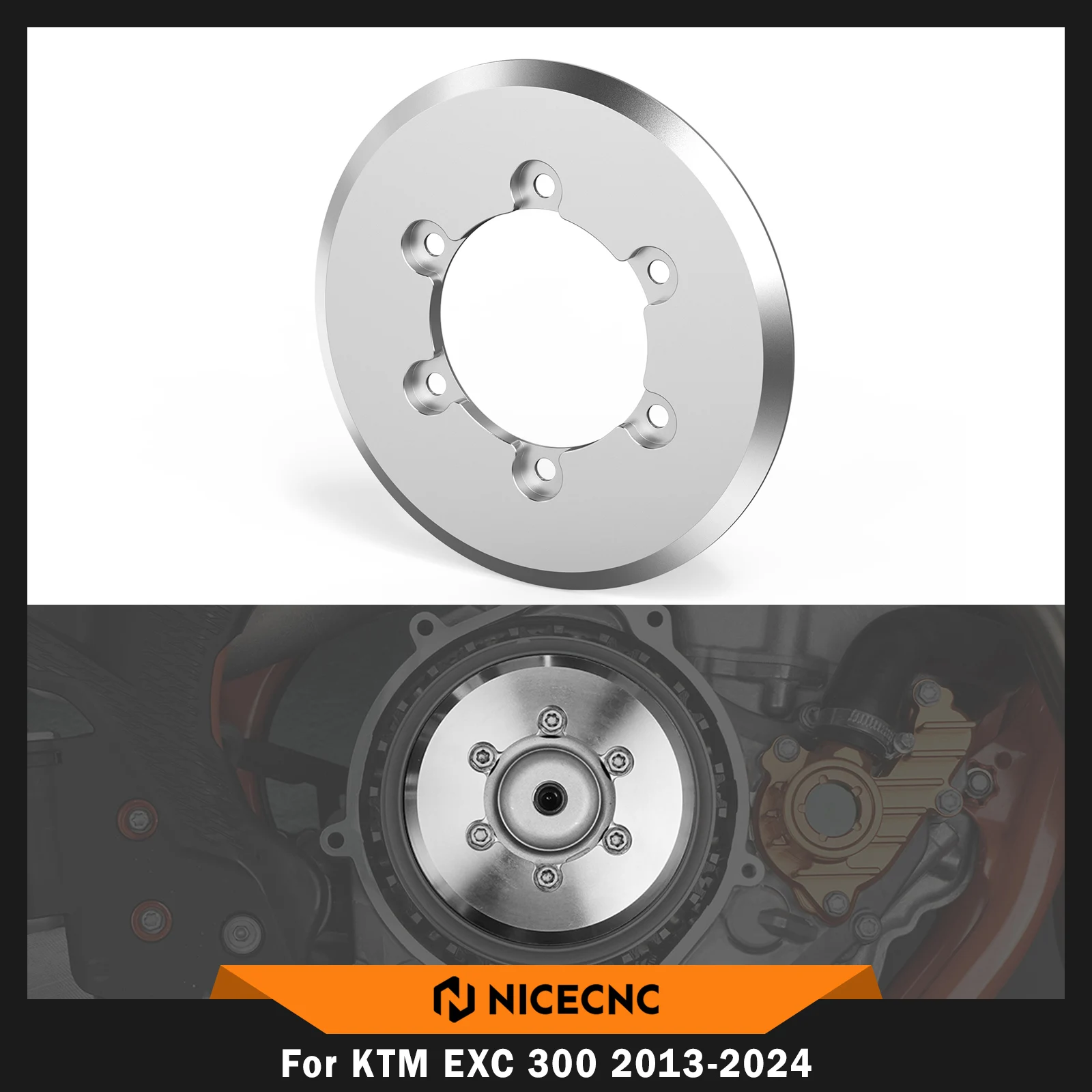 

NICECNC For KTM EXC 300 EXC 250 XCW 300 TPI Six Days 2013-2024 EXC 250F EXCF 350 2014-2023 XCF 350 SXF 450 9oz Clutch Weight