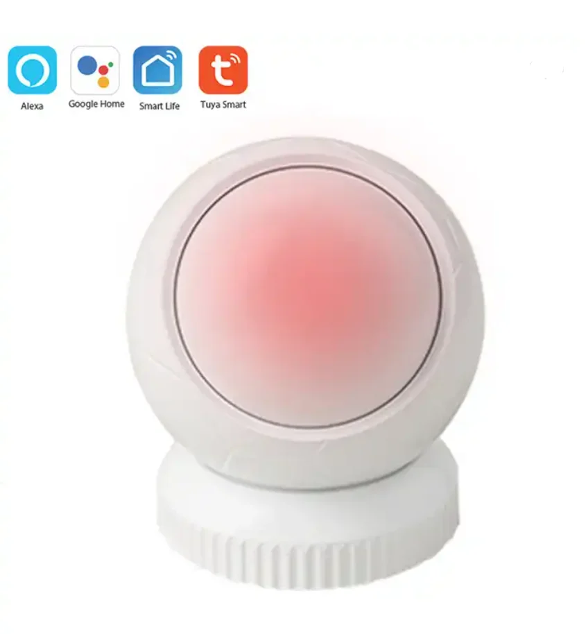 

Wifi Infrared Wireless Body Sensor Human Movement Compact Size Doodle Home Tuya Smart Linkage For Mobile Monitoring