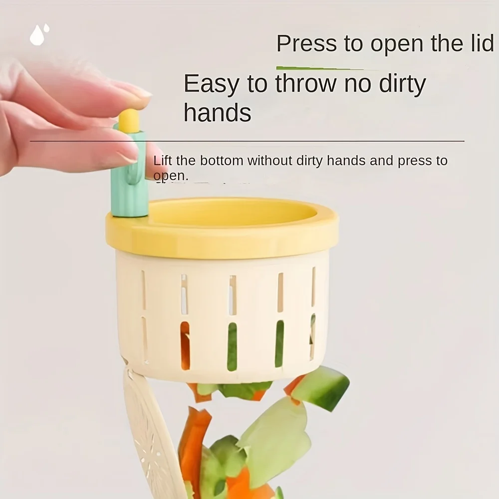 Cactus Sink Drain Strainer Press Automatic Dumping Basket Multi-functional Use Filter Net for Tub Kitchen Waste Collector ﻿