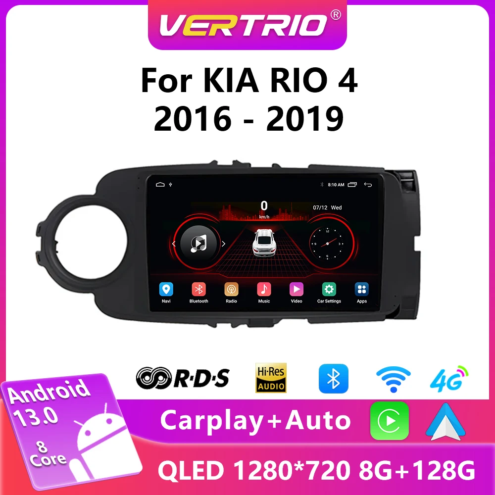 

Android 13 Car Radio Multimedia Player For Toyota Yaris 2012 - 2017 RHD/LHD Android Auto Navigation GPS Autoradio Carplay WIFI