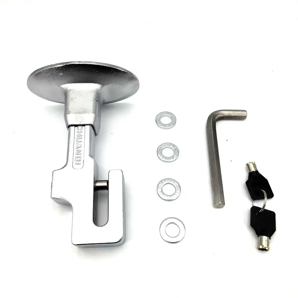 Car Brake Pedal Lock Security Anti-theft Stainless Steel Clutch Lock with 2 Keys